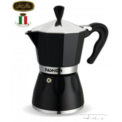 GAT Fashion Black Star espresso kafijas vārītājs 3 tasītēm